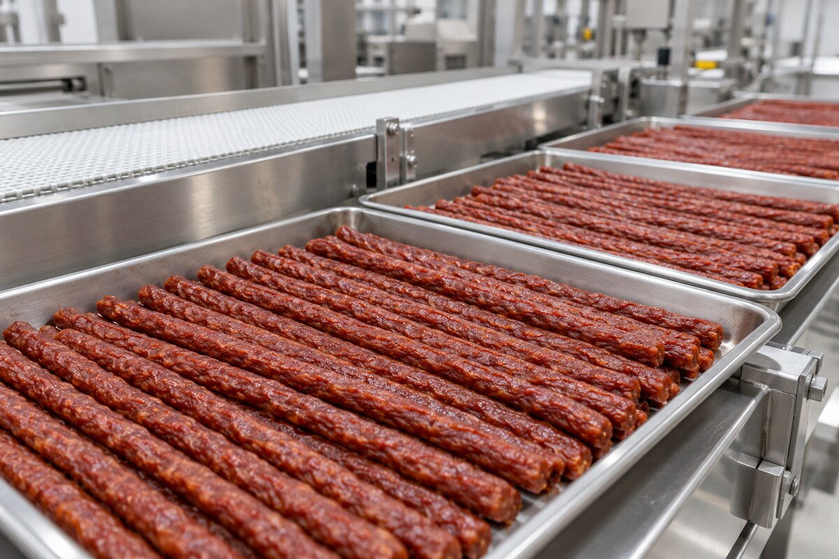 Meat-snack processing