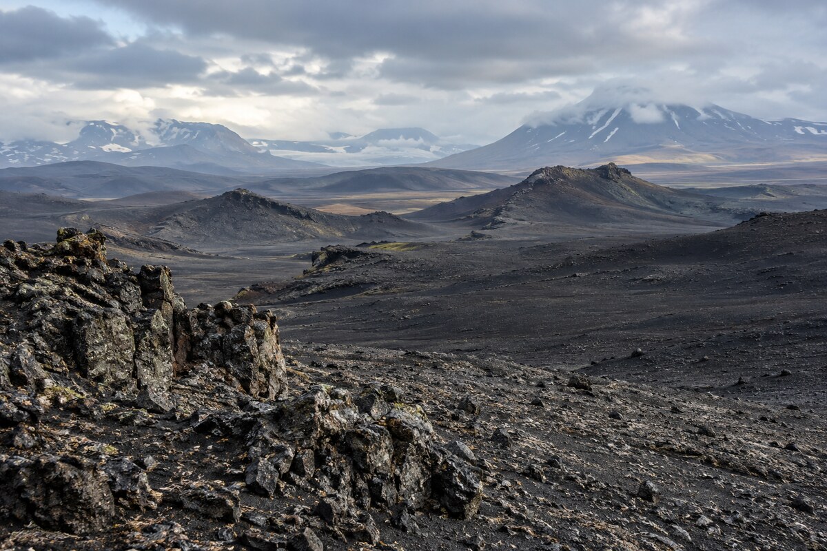 Icelandic volcanic landscape