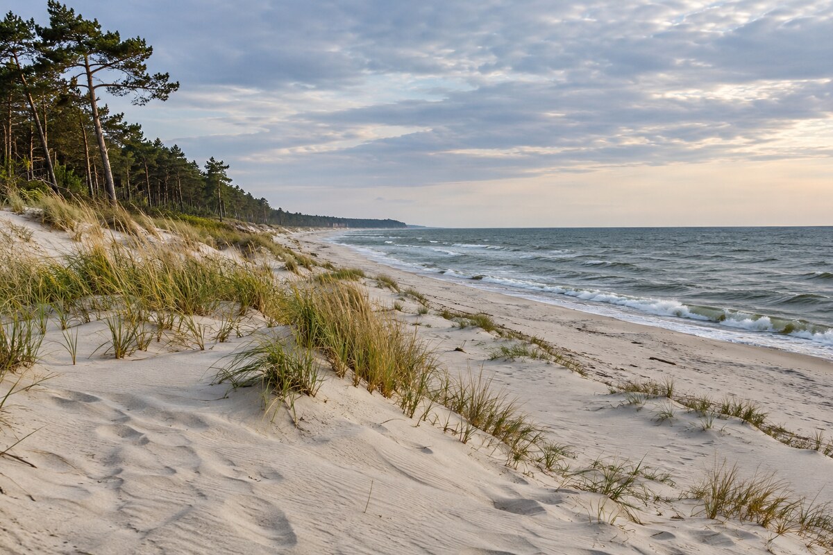 Типичный пейзаж Балтийского побережья Типичный пейзаж Балтийского побережья
