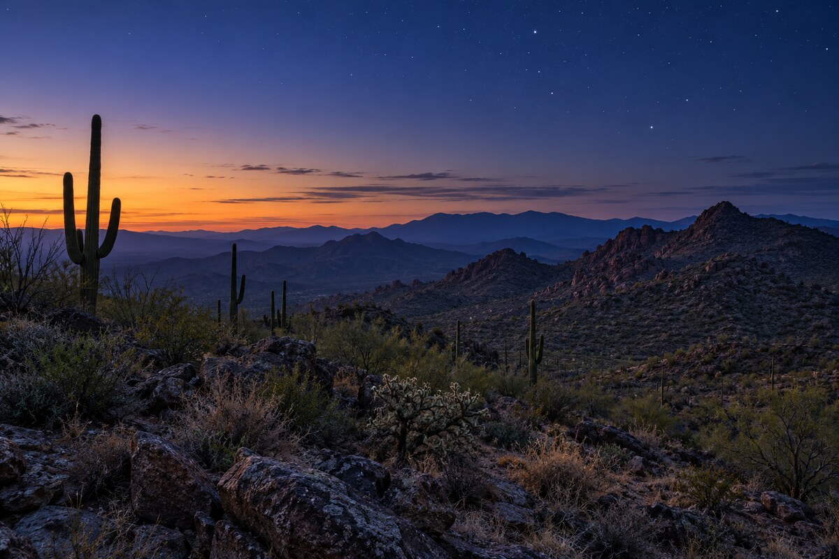 Typical Arizona landscape Typical Arizona landscape