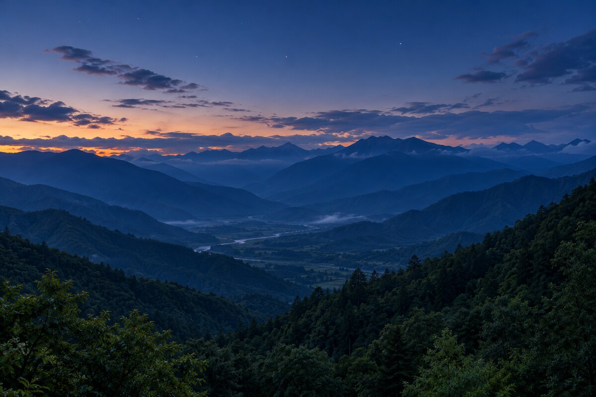 Sichuan mountain landscape
