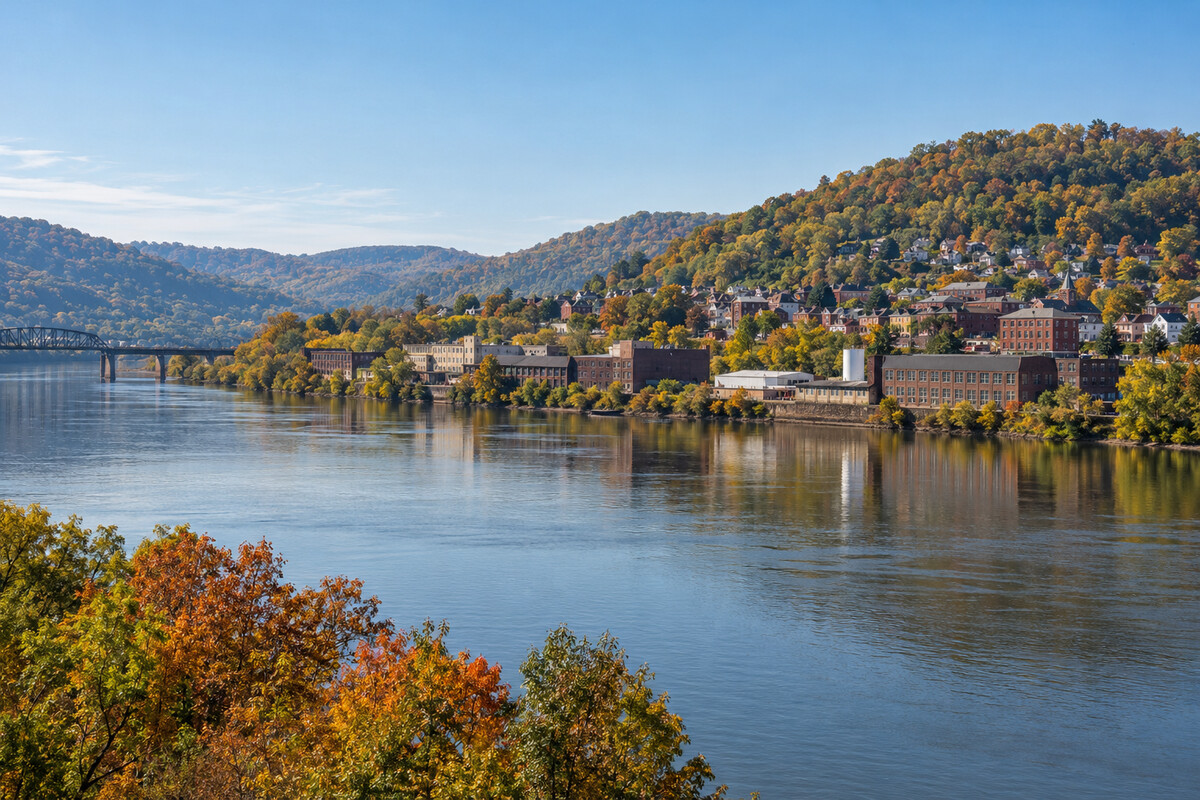 Monongahela Valley industrial landscape Monongahela Valley industrial landscape