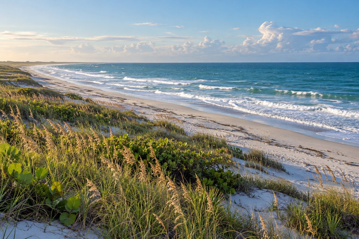 Coastal landscape near Cape Canaveral