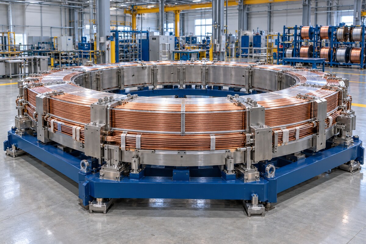 Industrial coil manufacturing