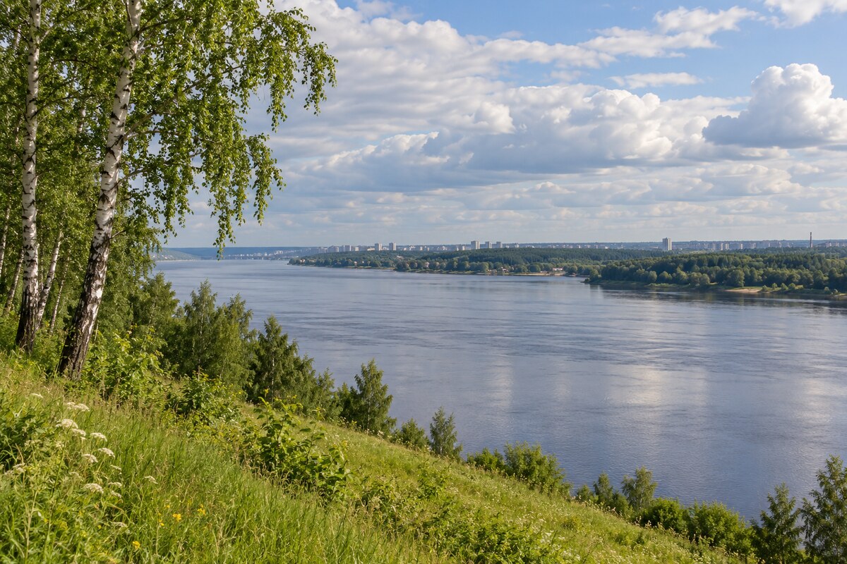 Кама в окрестностях Перми