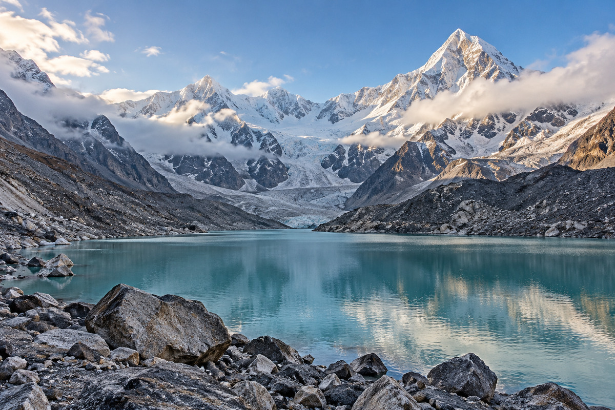 Himalayan glacial lake