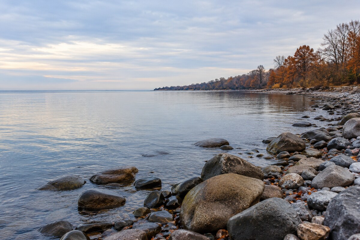 Typical southern Lake Ontario shoreline