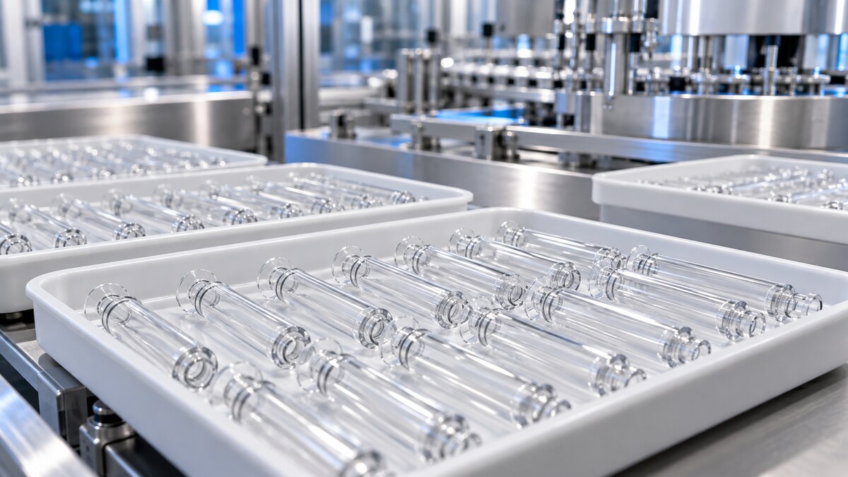 Prefillable syringe production