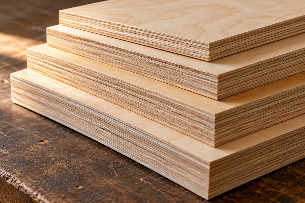 Layered plywood