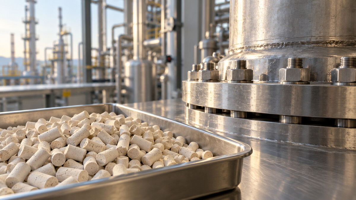 Catalyst pellet handling